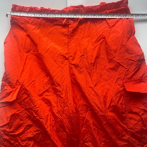Future Collective Orange Parachute Utility Pants large - Picture 4 of 7